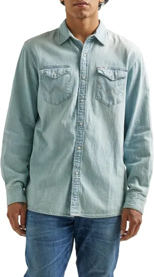 Wrangler Men's Long Sleeve Denim Shirt