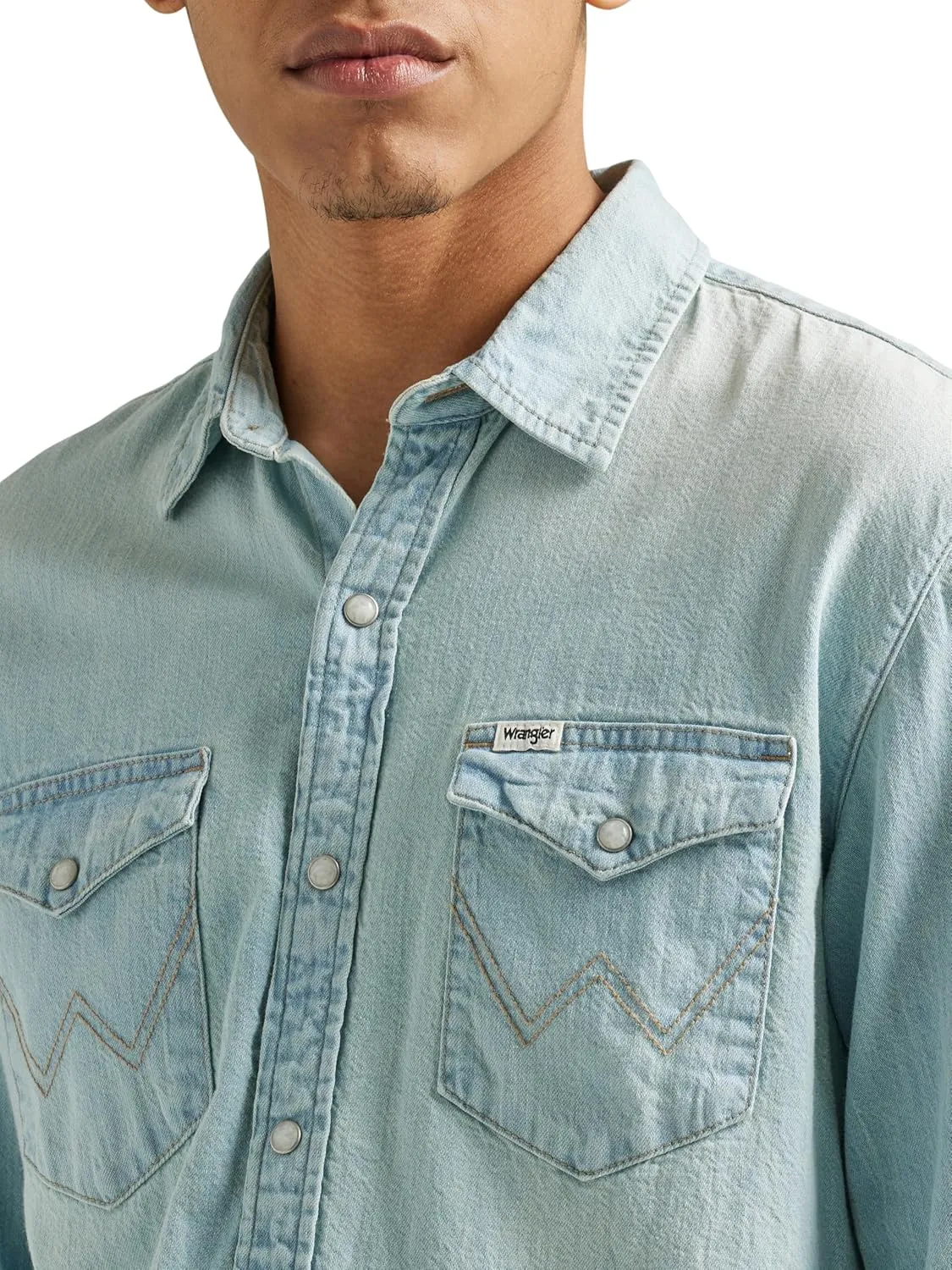 Wrangler Men's Long Sleeve Denim Shirt