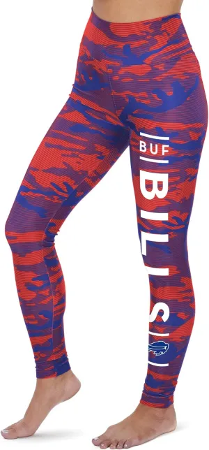 Zubaz NFL Women's Camo and Lines Legging in Team Colors
