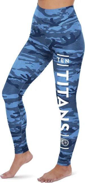 Zubaz NFL Women's Camo and Lines Legging in Team Colors