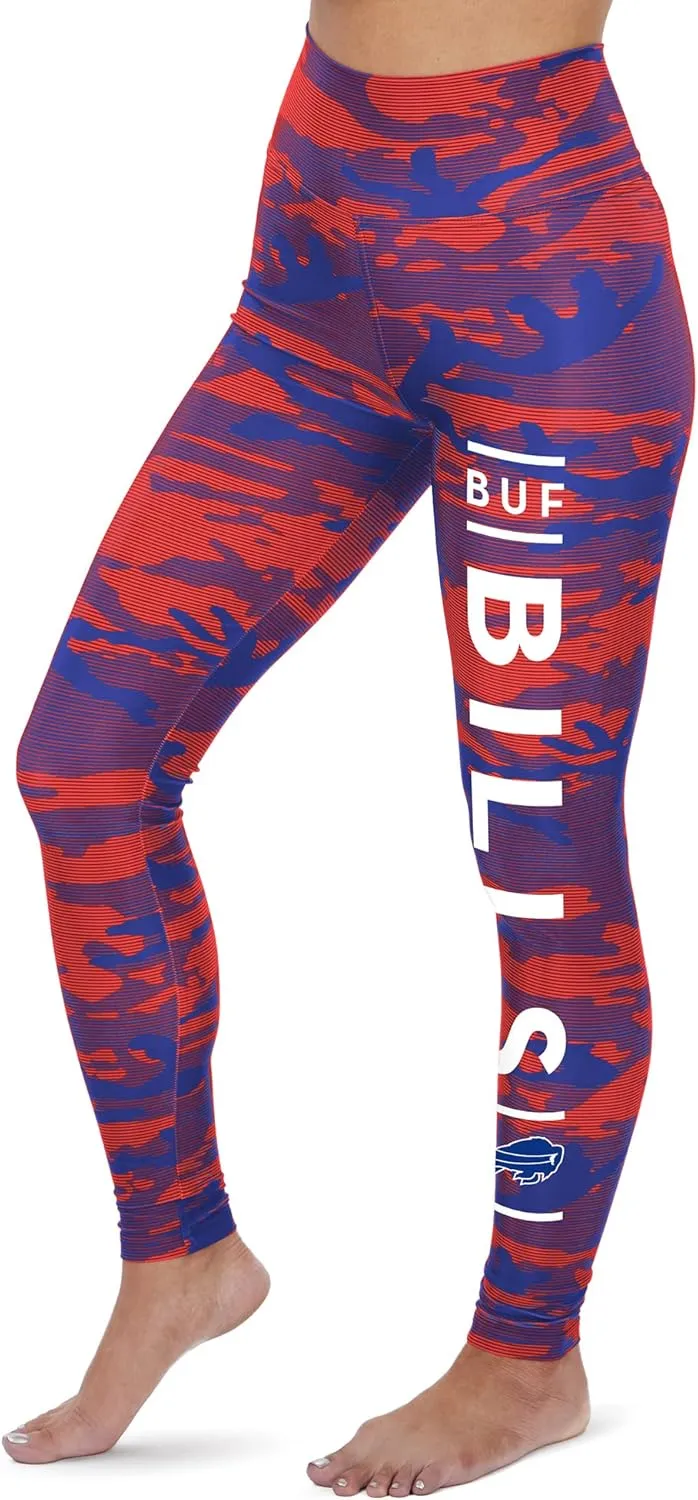 Zubaz NFL Women's Camo and Lines Legging in Team Colors